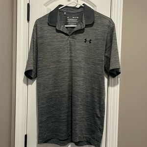 Men’s under armor performance golf polo with heat gear